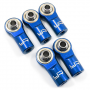 Yeah Racing Aluminium M3 Rod Ends (5pcs) Blue