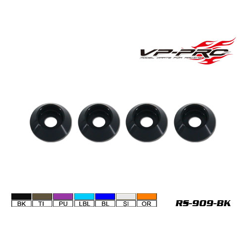 VP Pro Shock Tower Washer for 1/8 Buggy & GT (Black)