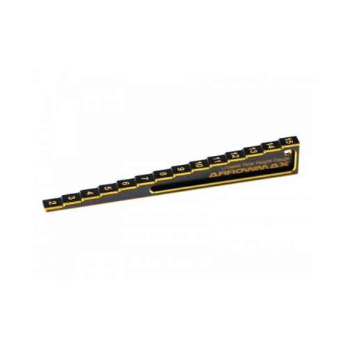 ArrowMax Scalimetro altezza telaio da 2mm a 15mm (Black Golden)