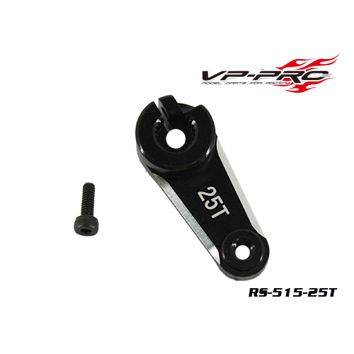 VP PRO Aluminium Servo Horn 25T BLACK (Futaba/Savox)