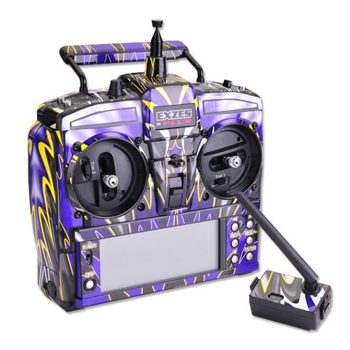 Team C Decals per Radiocomando Sanwa Exzes (Viola)