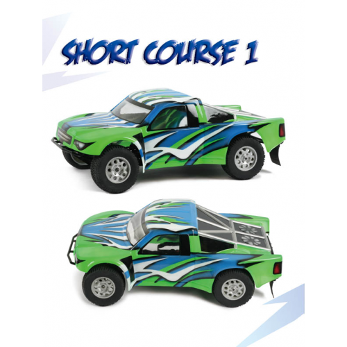 Blitz Short Course Truck bodyshell SC1 with Decals