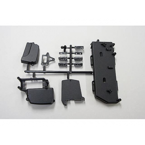E0328 Mugen MBX6 Eco Box radio e supporto batterie