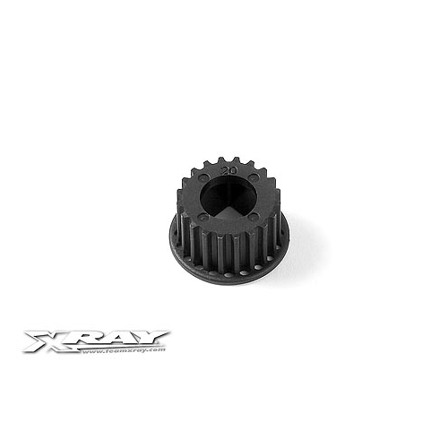 345820 Xray RX8 Composite 2-Speed Belt Pulley 20T - Center
