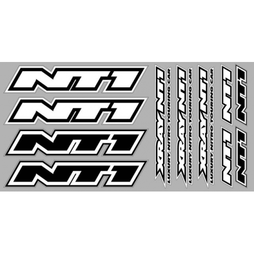 397331 Xray NT1 Sticker for Body - White