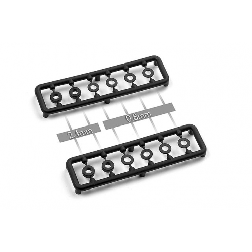 308073 Xray NT1 Composite Set of Shims for Alu Shocks (2)
