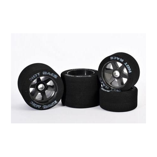 Hot Race Set 10 Treni gomme 1/8 On/Road cerchio Carbon 32/35 Shore