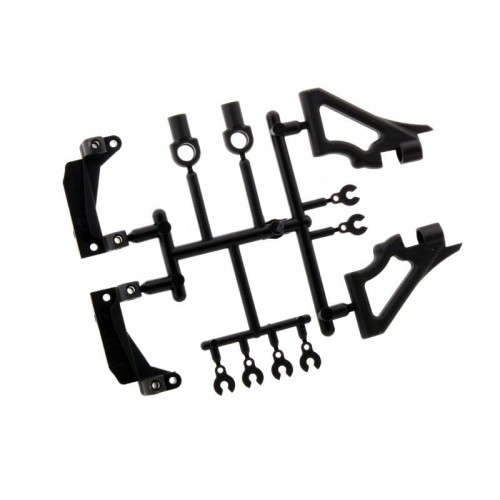 T2120-B Mugen MTX6 Set Bracci anteriori superiori + supporti