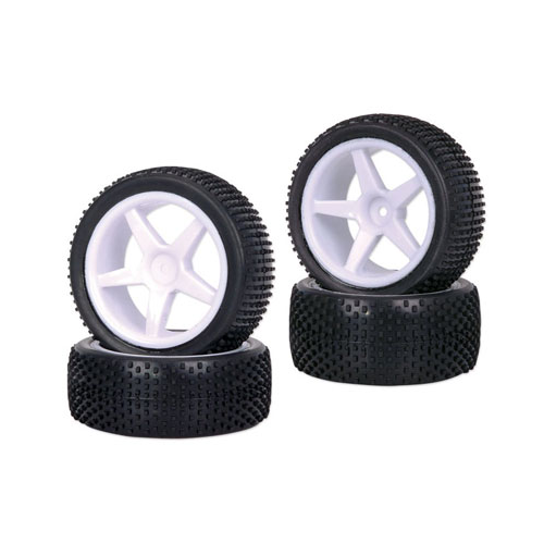 TopCad Set Treno gomme Off/Road 1/10 Bow-Tie (4)