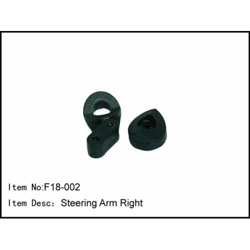 F18-002 Caster Racing F18 Steering Arm Right