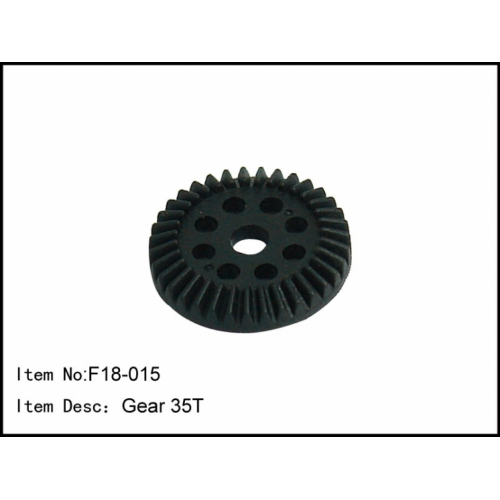 F18-015 Caster Racing F18 Gear 35T