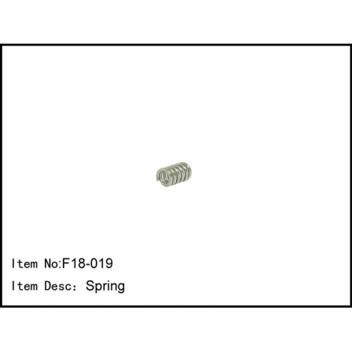 F18-019 Caster Racing F18 Molla differenziale
