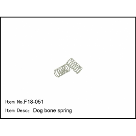 F18-051 Caster Racing F18 Dog bone spring