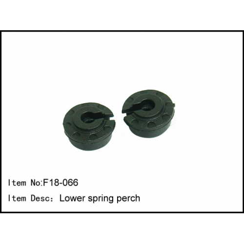 F18-066 Caster Racing F18 Lower spring perch