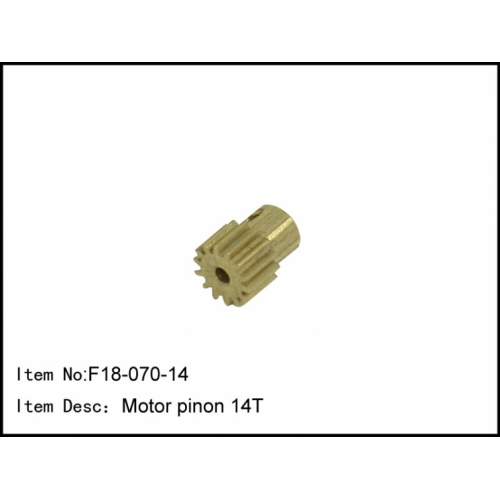 F18-070-14 Caster Racing F18 Pignone motore 14T