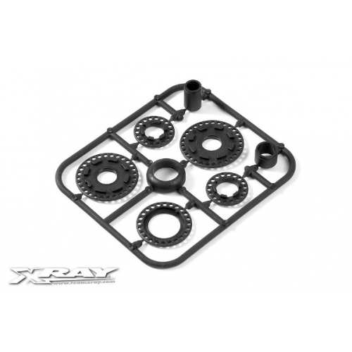 345800 Xray RX8 Set cover puleggie