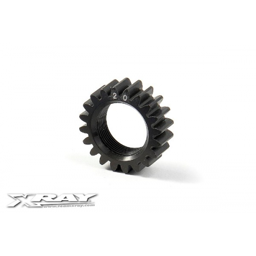 348520 Xray RX8 XCA Alu Pinion Gear - 20T (2nd) - 7075 T6 - Hard
