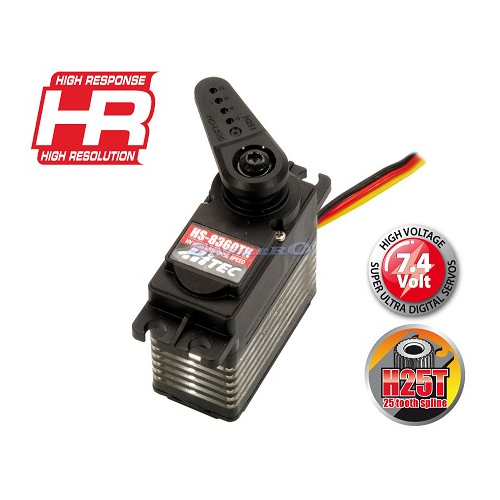 Servocomando Digitale Coreless Hitec HS-8370TH 7,4V