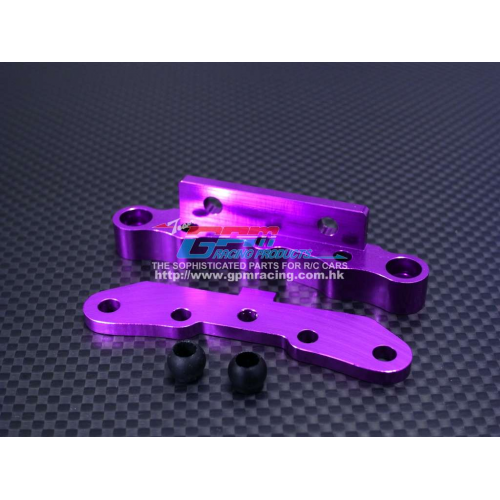 GPM Supporti Bracci posteriori in ergal per HPI Trophy (Viola)