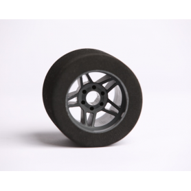 Matrix Front/Rear 1/8 On/Road Tires on Rims "FIVE"Carbon 32/35 Shore