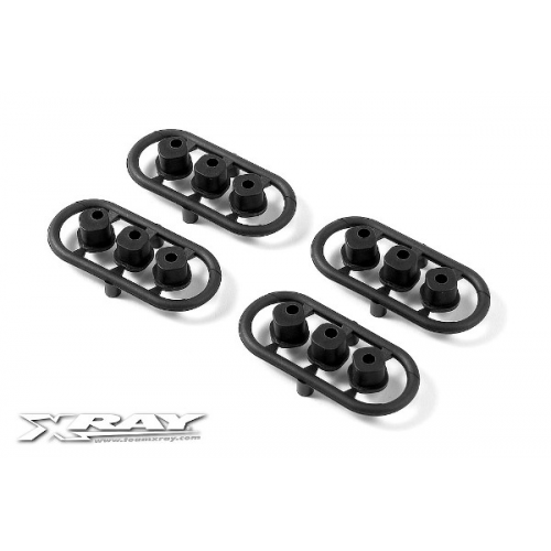 342317 Xray RX8 Set eccentrici bracci posteriori inferiori (4)