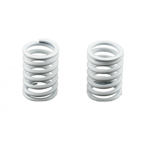 PA0049W BMT 984 White Hard Shock Spring Rear (2pcs)