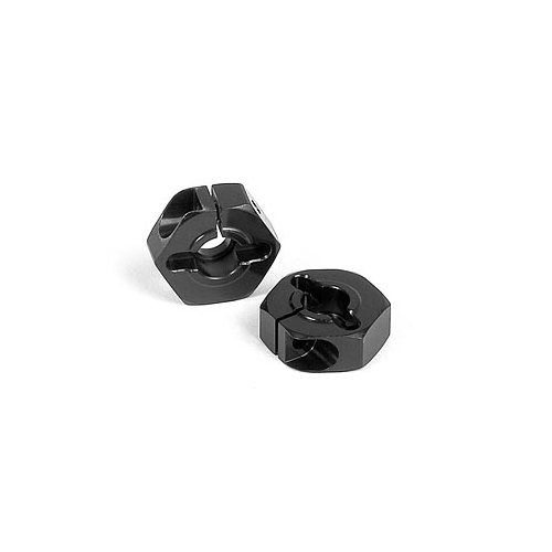 305350-K Xray T4 Alu Wheel Hub - Black (2)