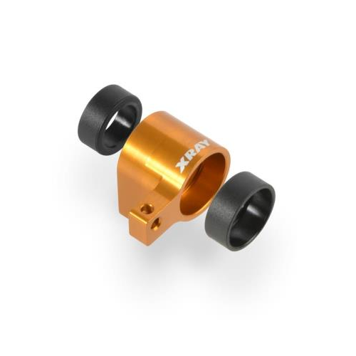 335722-O Xray NT1 2015 Alu Front Middle Shaft Holder - Orange