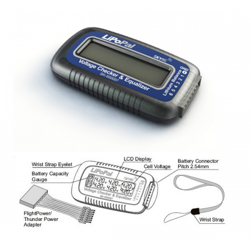 SkyRC LIPOPAL LiPo Checker / Bilanciatore