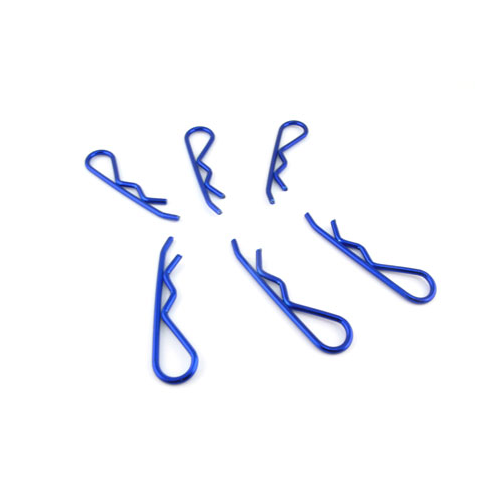 TopCad Color Body Clips Blue For 1/8 (6pcs)
