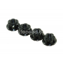 TopCad Super LW Self-Lock Alloy nuts 4mm (Black)