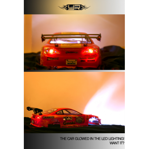 Yeah Racing - KIT LED AD ALTA LUMINOSITA' PER AUTO 1/10 - Foto 5