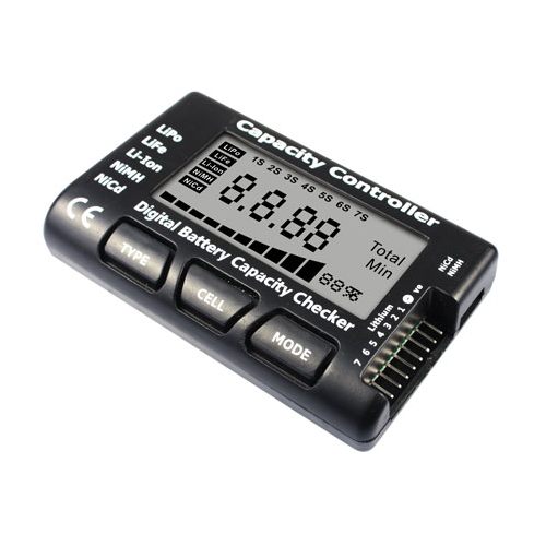 EV-PEAK Digital Battery Capacity Checker for LiPo - LiFe - LiION - MiMh
