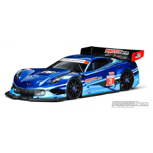 Protoform Chevrolet Corvette C7.R 1/8 GT Body With Decals