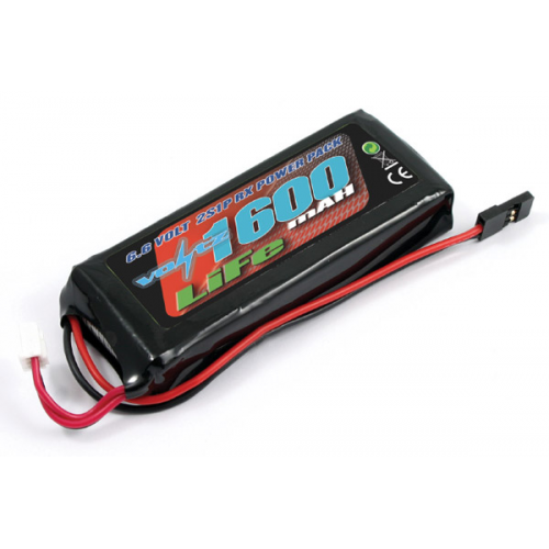 Voltz Li-Fe RX 6,6V 1600mAh 25C RX Flat Receiver Pack