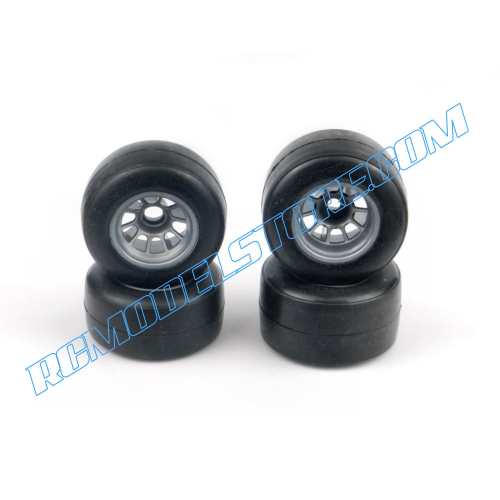 Hot Race F1 EP Rubber Racing Tyres (2 Front + 2 Rear)