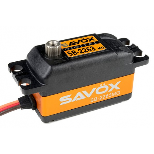 Servocomando Digitale Brushless Savox SB-2263MG Low Profile