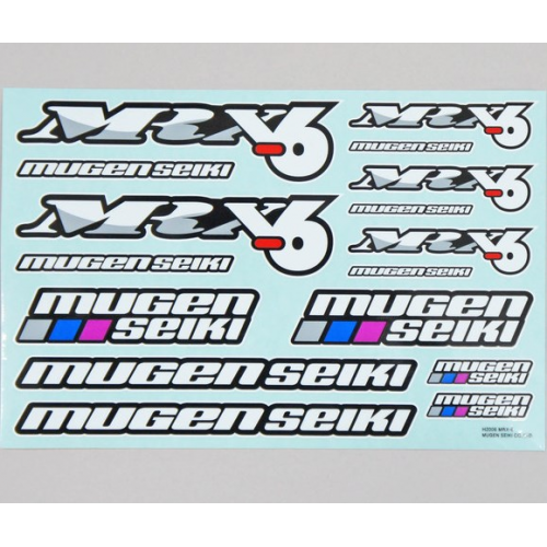 H1020 Mugen MRX6 Decals Sheet