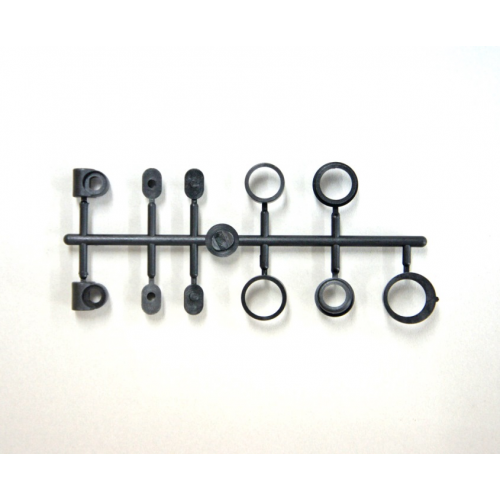 T2124-B Mugen MTX6 Front Lower Arm Mount Bushings/Shims