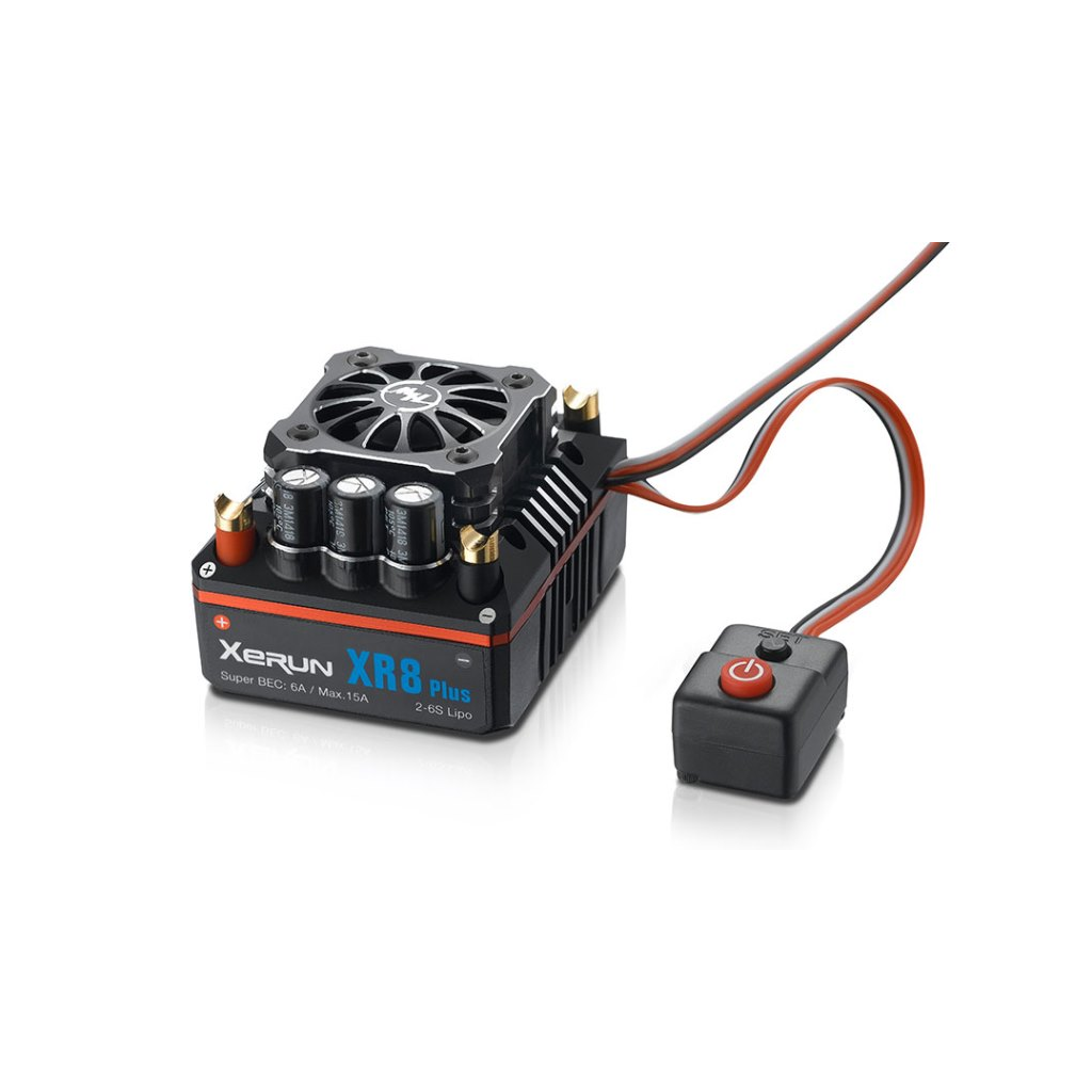 Hobbywing Xerun XR8 PLUS ESC Speed Controller - Black