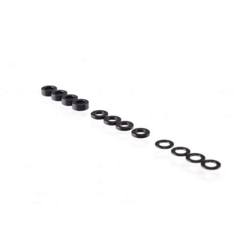 Ruddog 3mm Washer Set Black (0.5/1.0/2.0mm)