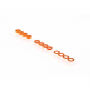 Ruddog Set Rondelle 3mm Arancio da 0.5/1.0/2.0mm