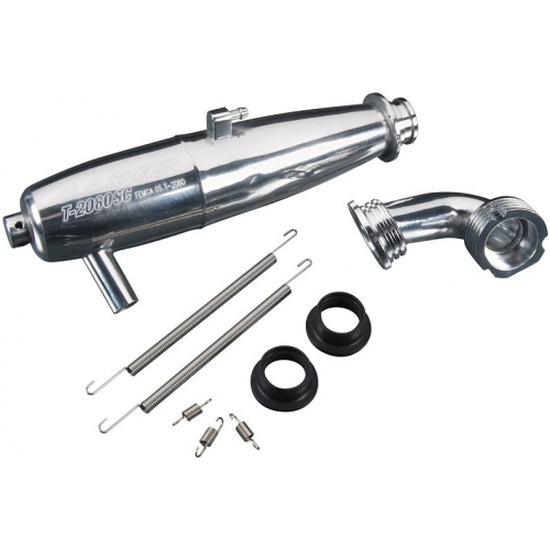 O.S. Engine T-2080SC Kit marmitta In-line 1/8 On/Road con collettore