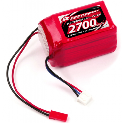 Robitronic LiPo RX 7,4V 2700mAh 20C RX Hump Receiver Pack