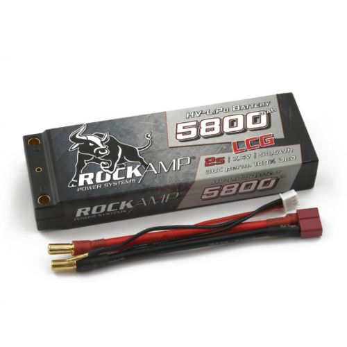 RockAmp 5800mAh 7,6V Battery LiPo HV Hard Case LCG