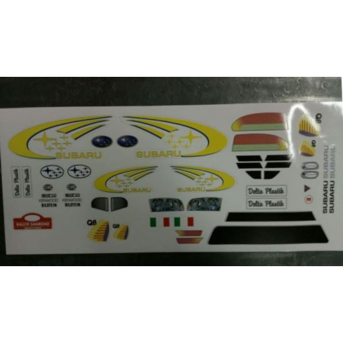 Delta Plastik Decals for Subaru Impreza Body (1/8)