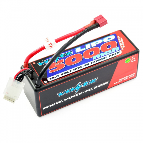 Voltz Pacco Batteria LiPo Hard Case 5000mAh 50C 14,8V