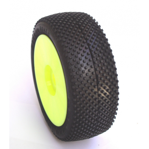 SP Racing Terminator XSS Super Soft 1/8 Off/Road Tires Mounted on Rims