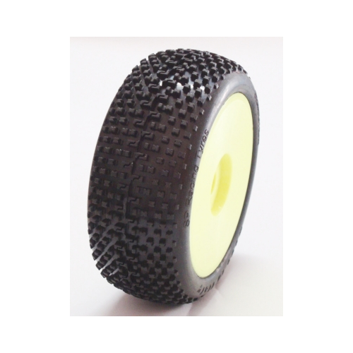 SP Racing Demolition XSS Super Soft 1/8 Off/Road Tires Mounted on Rims