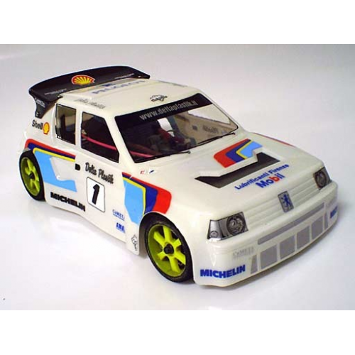 Delta Plastik Peugeot 205 Turbo 1/10 Touring 200mm Body